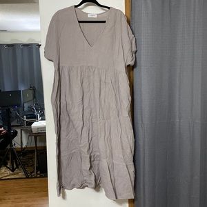 Carly Jean Los Angeles Reef Midi Dress (Size L)